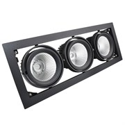 DL-LED KARDO 3*30W 38гр КОРПУС (H02330) Черный - светодиодного встраиваемого поворотного светильник