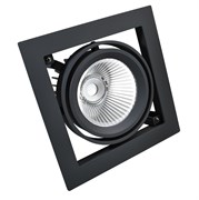 DL-LED KARDO 1*30W 38гр КОРПУС (H02030) Черный - светодиодного встраиваемого поворотного светильника