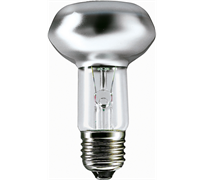 Лампа R63   60W 230V 30° E27  PHILIPS (зеркальная D63mm) -  