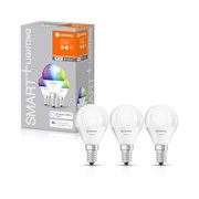 Лампа Светодиодная   LEDVANCE SMART+ WiFi Mini Bulb Multicolour 40 5W/2700…6500K E14 (3шт в упаковке)