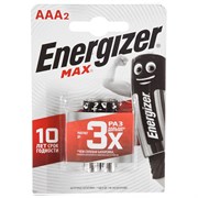 Батарейки ENERGIZER MAX LR03/E92/AAA BL2 - (блистер 2шт)
