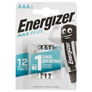 Батарейки ENERGIZER Max Plus LR03/AAA/E92 BL2 (блистер 2 шт)