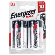 Батарейки ENERGIZER MAX LR20/E95/D BL2 (блистер 2шт)