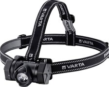 Фонарь налобный VARTA Indestructible Xtreme H20 с 3AAA батарейками в комплекте, светодиодный, черный