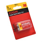 Батарейки Крона Kodak Extra Heavy Duty 6F22 BL1