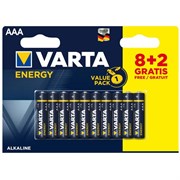 Батарейки VARTA ENERGY AAA бл. 8+2