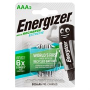 Аккумулятор Energizer Extreme Rech AAA BL2