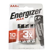 Батарейки ENERGIZER MAX LR03/E92/AAA BL4 (блистер 4шт)