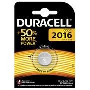 Батарейки литиевые DURACELL CR2016 BL2