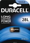 Батарейки литиевые DURACELL 28L / 2CR1/3N (литиевый аналог 4LR44, 476A, V28PX, A544)