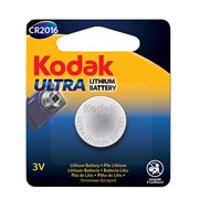 Батарейки литиевые Kodak ULTRA CR2016 BL1