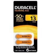 Элемент питания DURACELL ZA13 6BL (для слуховых аппаратов) (6/60/600/54000)