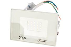 Прожектор Gauss Elementary 20W 1750lm 6500K 200-240V IP65 белый LED 1/20