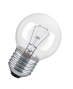 Лампа CLASSIC P CL 40W 230V E27 (шарик прозрачный d=45 l=75) -  