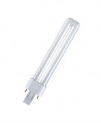 Лампа DULUX S   7W/21-840          G23 (холодный белый) -   *
