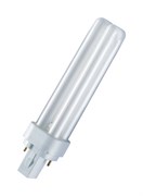 Лампа DULUX D 10W/21-840      G24d-1 (холодный белый 4000К) 600lm -  