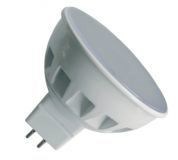 Лампа LUNA LUX LED MR16 12V 7W 4000K  GU5.3 FROST -   450 Lm
