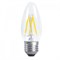 Свеча FL-LED Filament C35 6W E27 3000К 220V 600Лм 35*98мм FOTON_LIGHTING  -  лампа   прозрачная - фото 15325