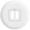 Панель Celiane   лицевая розетки  USB белая - фото 15681