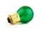 Лампа DECOR P45 CL 10W E27 GREEN (230V)  FOTON_LIGHTING  -    (S102) - фото 16239
