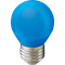 Светодиодная лампа Ecola globe LED color 5,0W G45 220V E27 Blue шар синий матовая колба - фото 17521