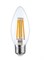 Филаментная лампа е27 Osram LED Star, 600лм, 5Вт, 2700K, теплый свет, Цоколь E27, свеча, светодиодная - фото 21513