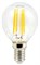 Ecola globe   LED Premium  6,0W G45 220V E14 2700K 360° filament прозр. нитевидный шар (Ra 80, 100 Lm/W, КП=0) 78х45 - фото 21849