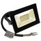 FL-LED Light-PAD   10W Plastic Black  4500К  850Лм 10Вт  AC220-240В 108x80x25мм   113г - Прожектор - фото 24147