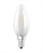 Лампочка филаментная светодиодная OSRAM Parathom B, Свеча, 250лм, 2,5Вт, 2700К (теплый белый свет), E14, матовая - фото 27054