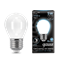 Лампа Gauss Filament Шар 5W 450lm 4100К Е27 milky LED 1/10/50 - фото 27891