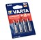 Батарейки VARTA LONGLIFE MAX POWER LR03/AAA BL4 (блистер 4шт) - фото 30582