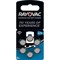 Батарейки для слуховых аппаратов RAYOVAC ACOUSTIC Type 675 блистер 6 - фото 34739