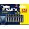 Батарейки VARTA ENERGY AAA бл. 8+2 - фото 37594