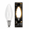Лампа Gauss Filament Свеча 5W 420lm 2700К Е14 milky LED 1/10/50 - фото 38199