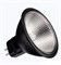 Лампа BLV       Reflekto Alu/Black 35мм   20W  12°  12V  GU4  3500h  черный / прозрачная-   - фото 8451